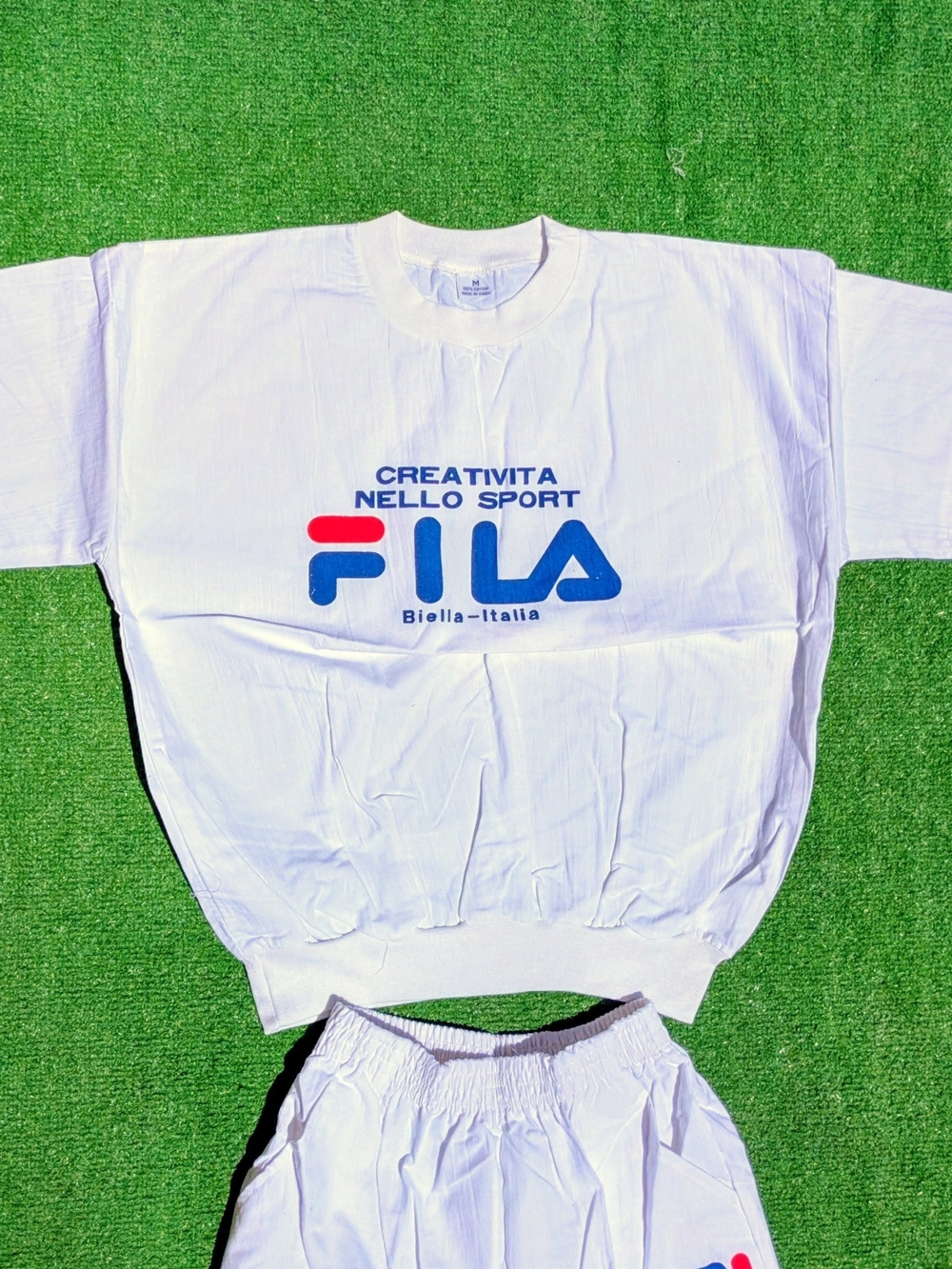 Vintage FILA 1980's Women's Medium Sport Top/Joggers Outfit Set NOS - Picture 4 of 6